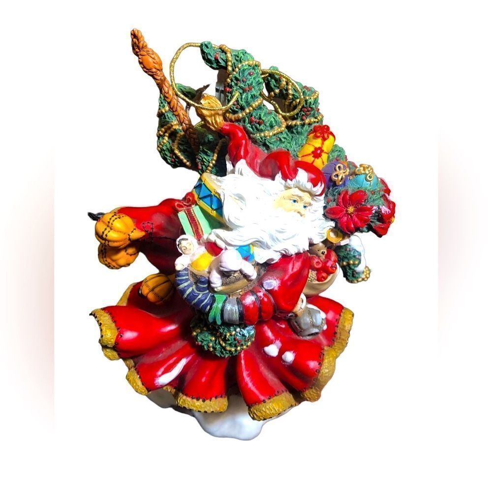Making Seasons Bright Windswept Magic # 33501 Santa Statue by Peggy Abrams 2005